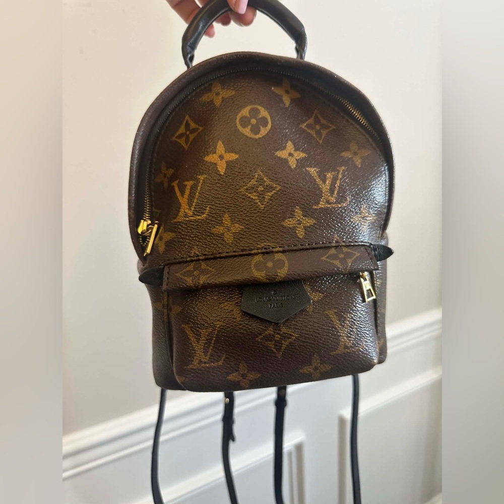 ❌SOLD ❌Louis Vuitton Monogram Mini Backpack with Gold Details